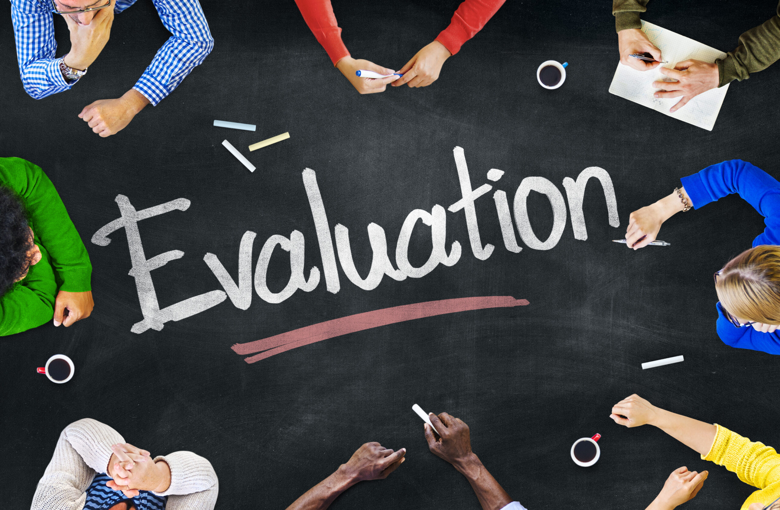 Multi-Ethnic Group of People and Evaluation Concept