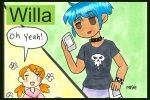 Willa is a female youth character with anxiety disorder