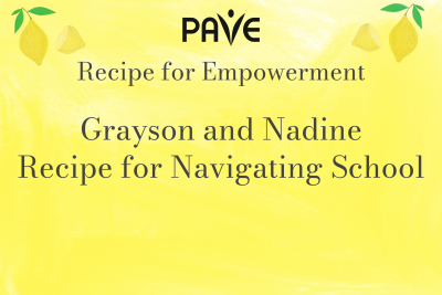 Recipe for Navigating School
