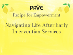 Navigating Life After Early Intervention Services