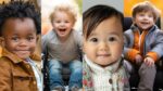 Diverse faces of toddlers of all abilities