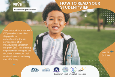 A young boy smiles at a park with the title How to Read Your Students IEP