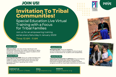 Tribal community trainings