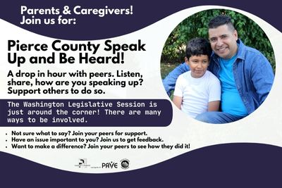 Pierce County Speak Up and Be Heard! event