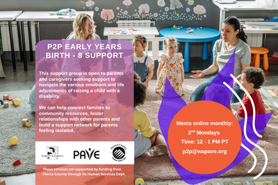 Informational graphic for P2P Early Years Group