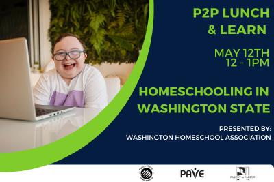 informational graphic for P2P Lunch & Learn