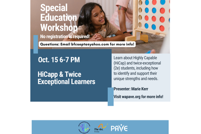 Workshop HiCapp & Twice Exceptional Learners